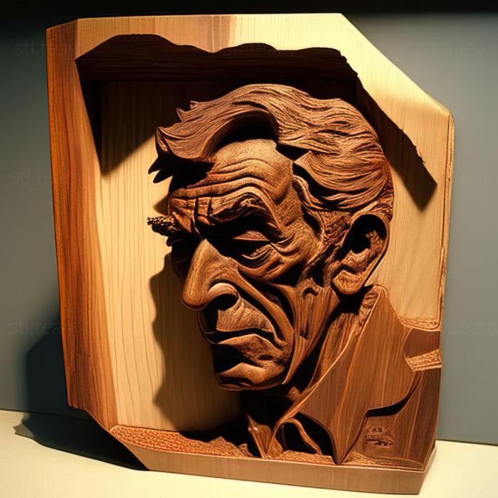 3D model Harry Weisburd American artist (STL)